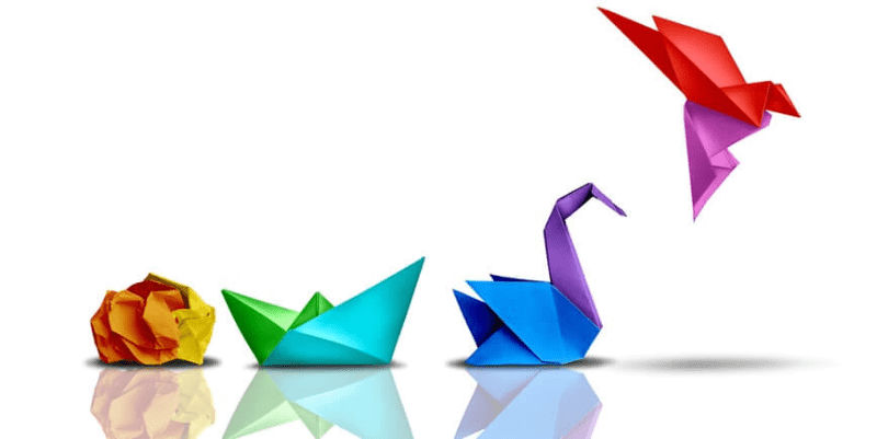 Origami animals and objects