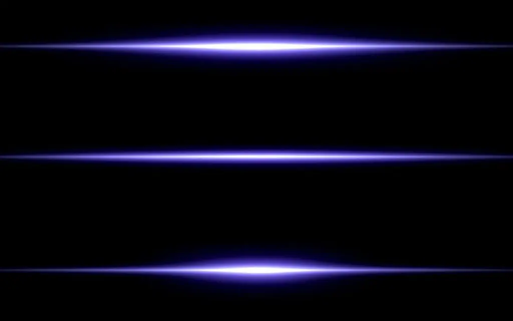 Three glowing purple light beams symbolizing head, heart, and gut alignment in whole-person leadership.