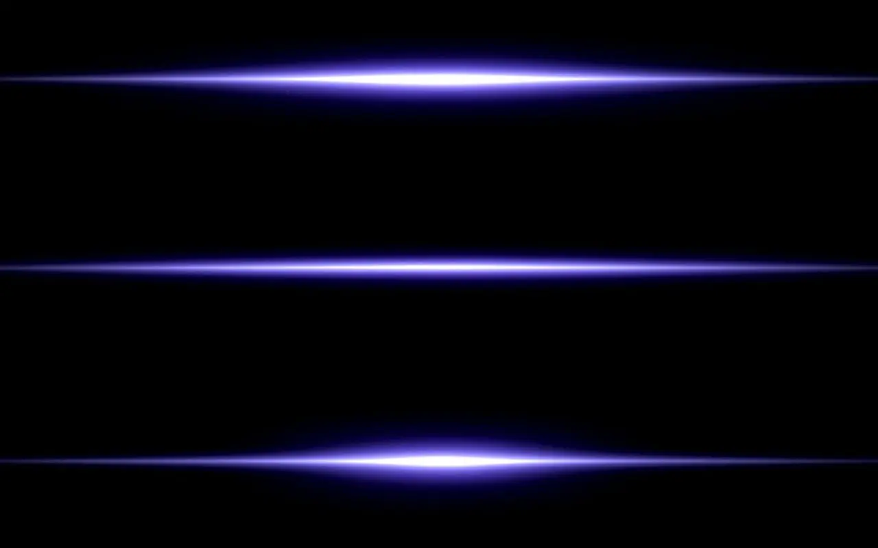 Three glowing purple light beams symbolizing head, heart, and gut alignment in whole-person leadership.