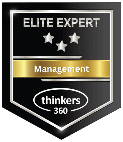 Thinkers360 Elite Expert Management gold badge